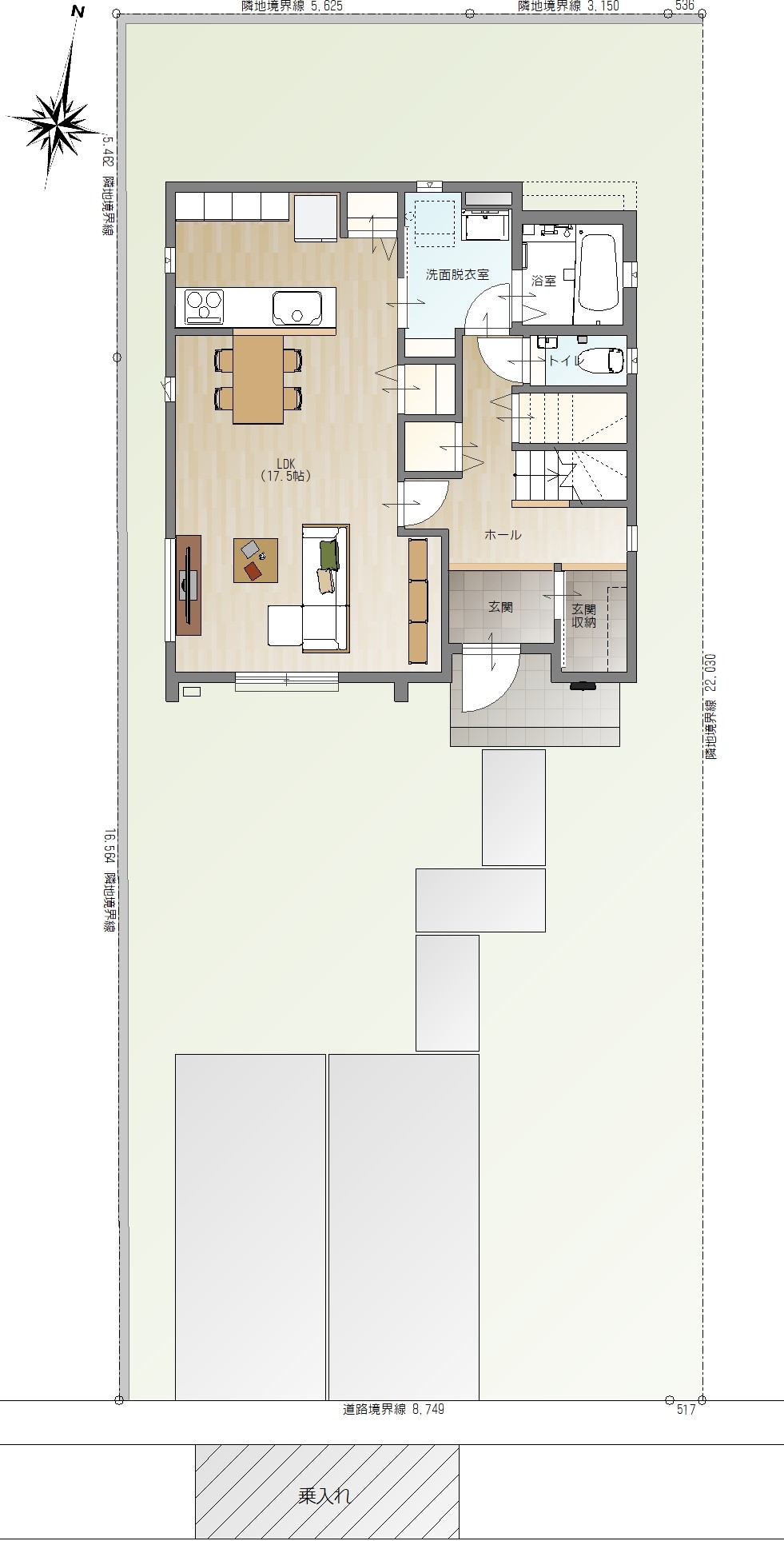 岐阜市城西（大福町）A区画｜ZEH新築分譲・建売住宅　閑静な住宅街にワンランク上の高性能分譲住宅誕生！小・中学校まで徒歩６分以内で通学も安心。