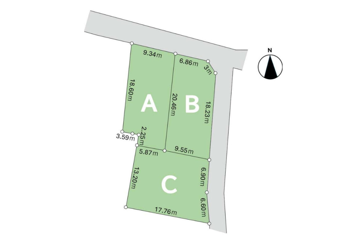 岐阜市茜部新所　全3区画