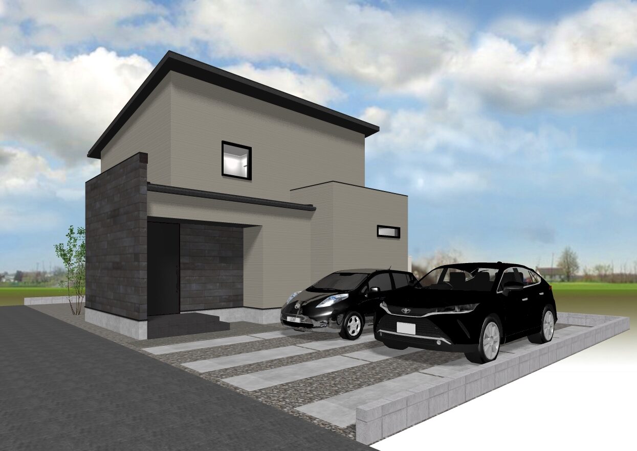 デザイナーズ高性能分譲住宅　子育てグリーン住宅支援事業補助金対象　岐阜市中鶉ⅡC棟
